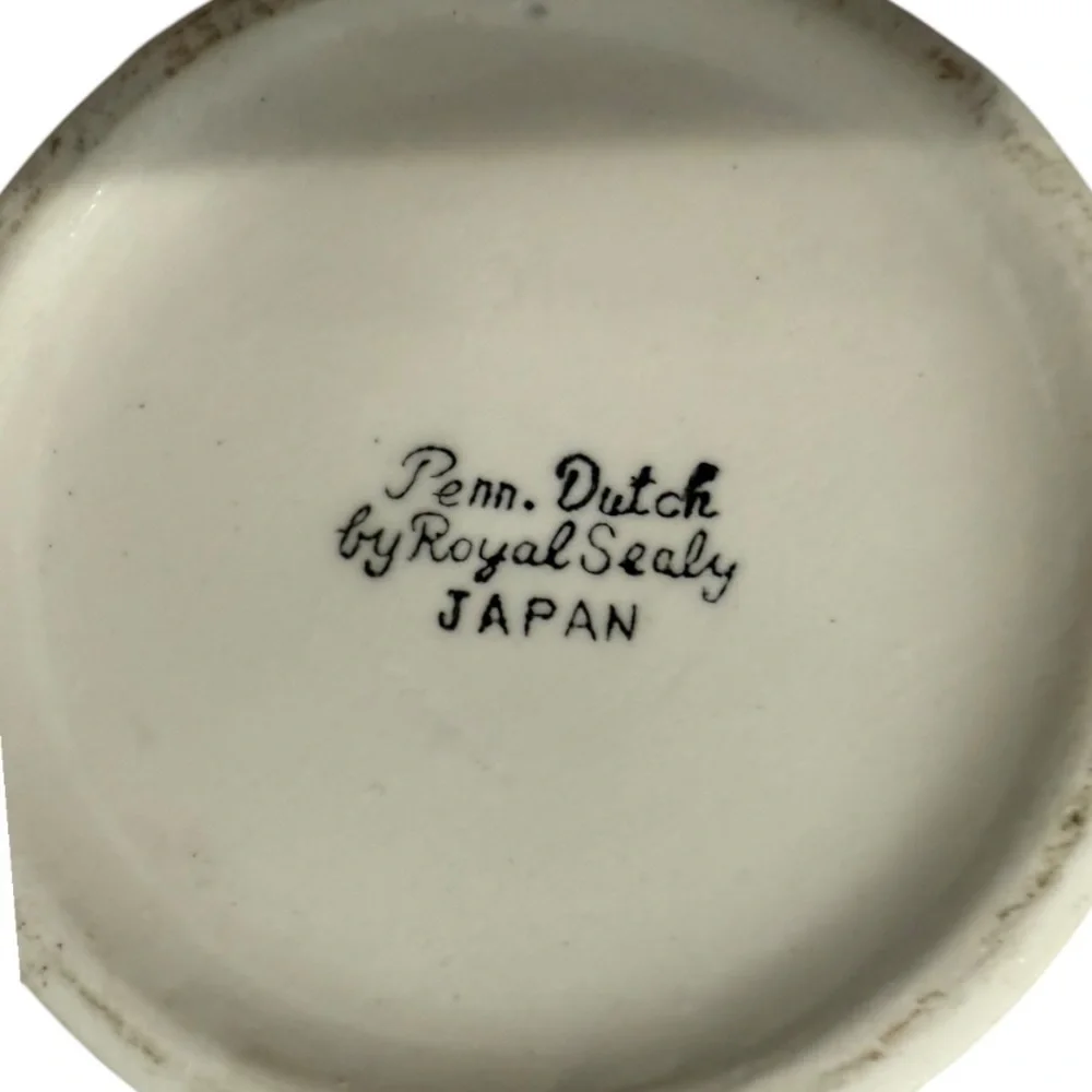 VTG PENN DUTCH spice and oil set by Royal Sealy Japan retro Ceramic Kitchen jars